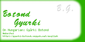 botond gyurki business card